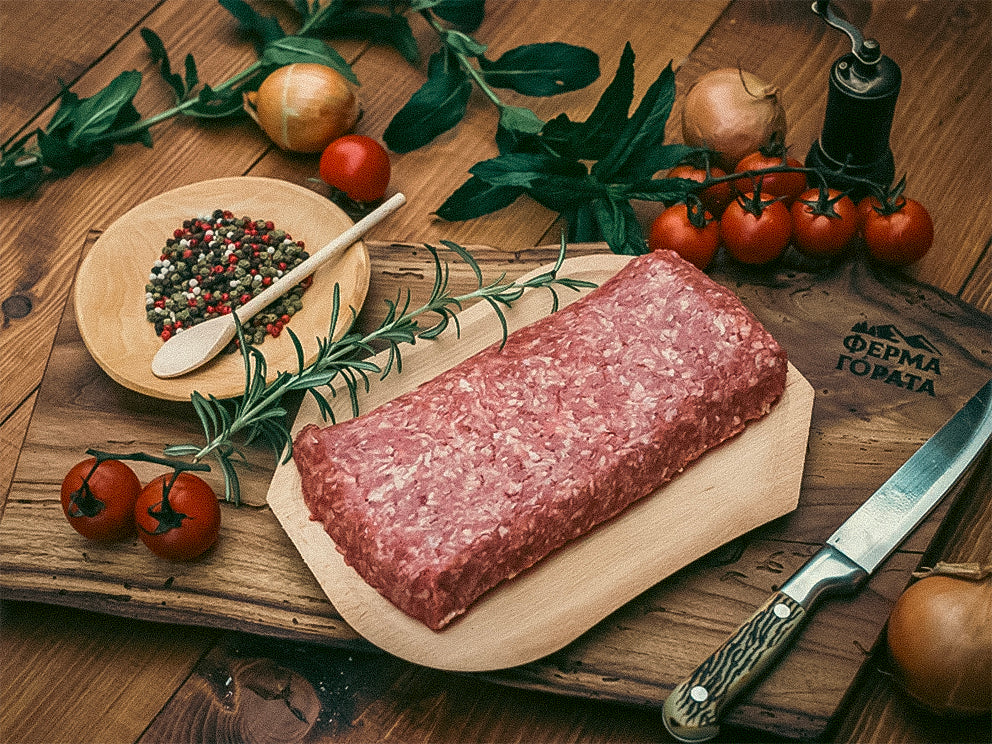 Мляно месо за кюфтета (овкусено)